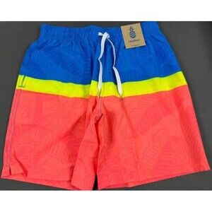 NWT Chubbies The Squarely Circles 7” Classic Swim Trunks Small